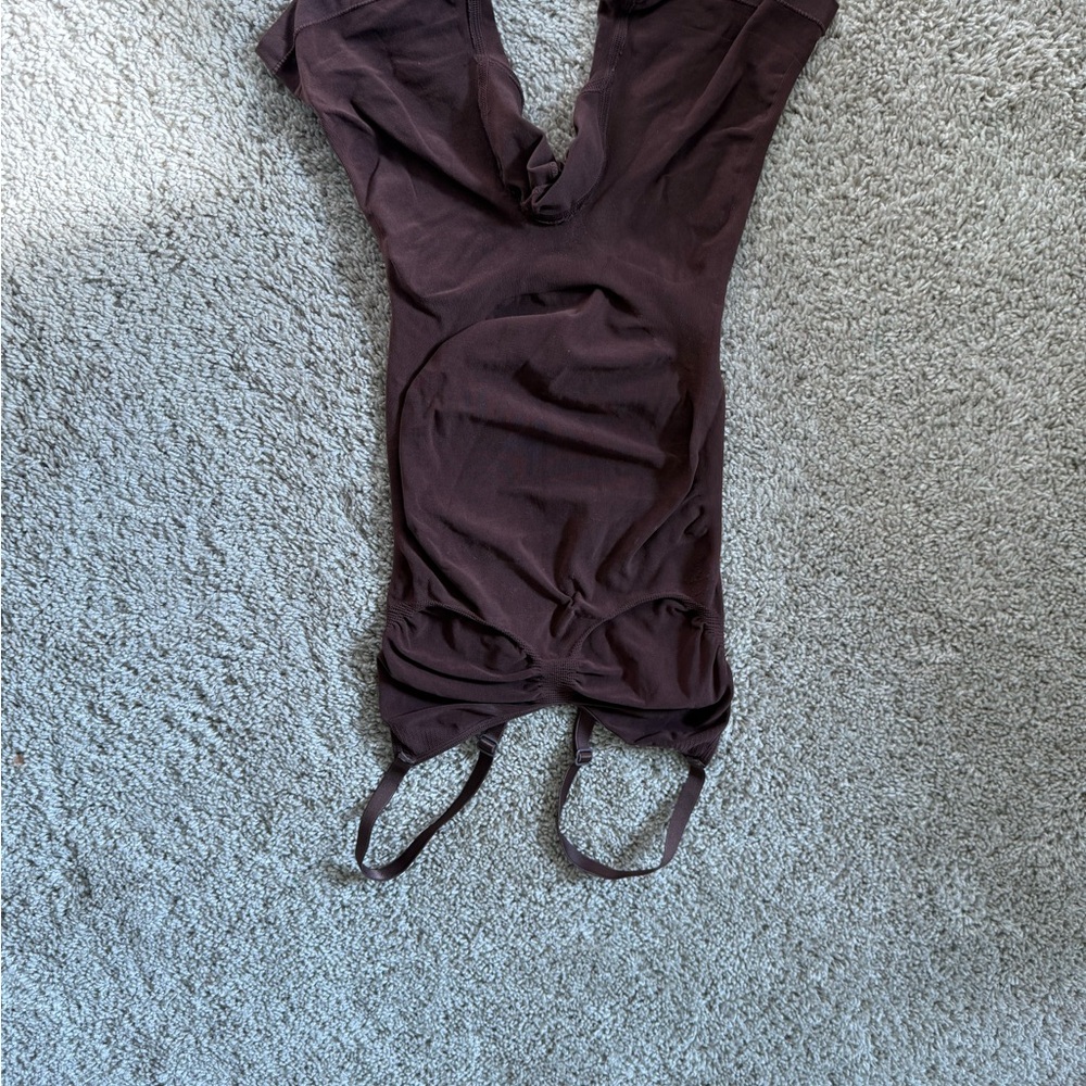 SKIMS Maternity Brown Intimate Bodysuit